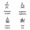 pendentif signe astrologique en argent