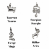 pendentif signe astrologique en argent
