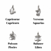 pendentif signe astrologique en argent