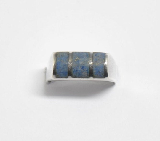 Bague amérindienne en lapis lazuli
