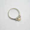 Bague perle de culture vintage