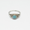 Bague vintage turquoise et argent