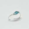 Bague vintage turquoise et argent