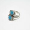Bague vintage turquoise argent navajo