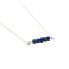 Collier en lapis lazuli et argent