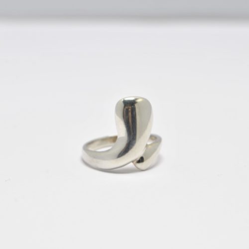 Bague vague en argent