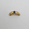 Bague femme doré en saphir & laiton
