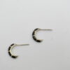 Boucles d'oreille onyx et argent