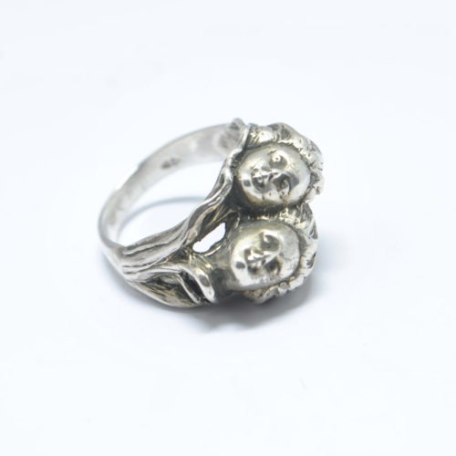 Bague en Argent double visage