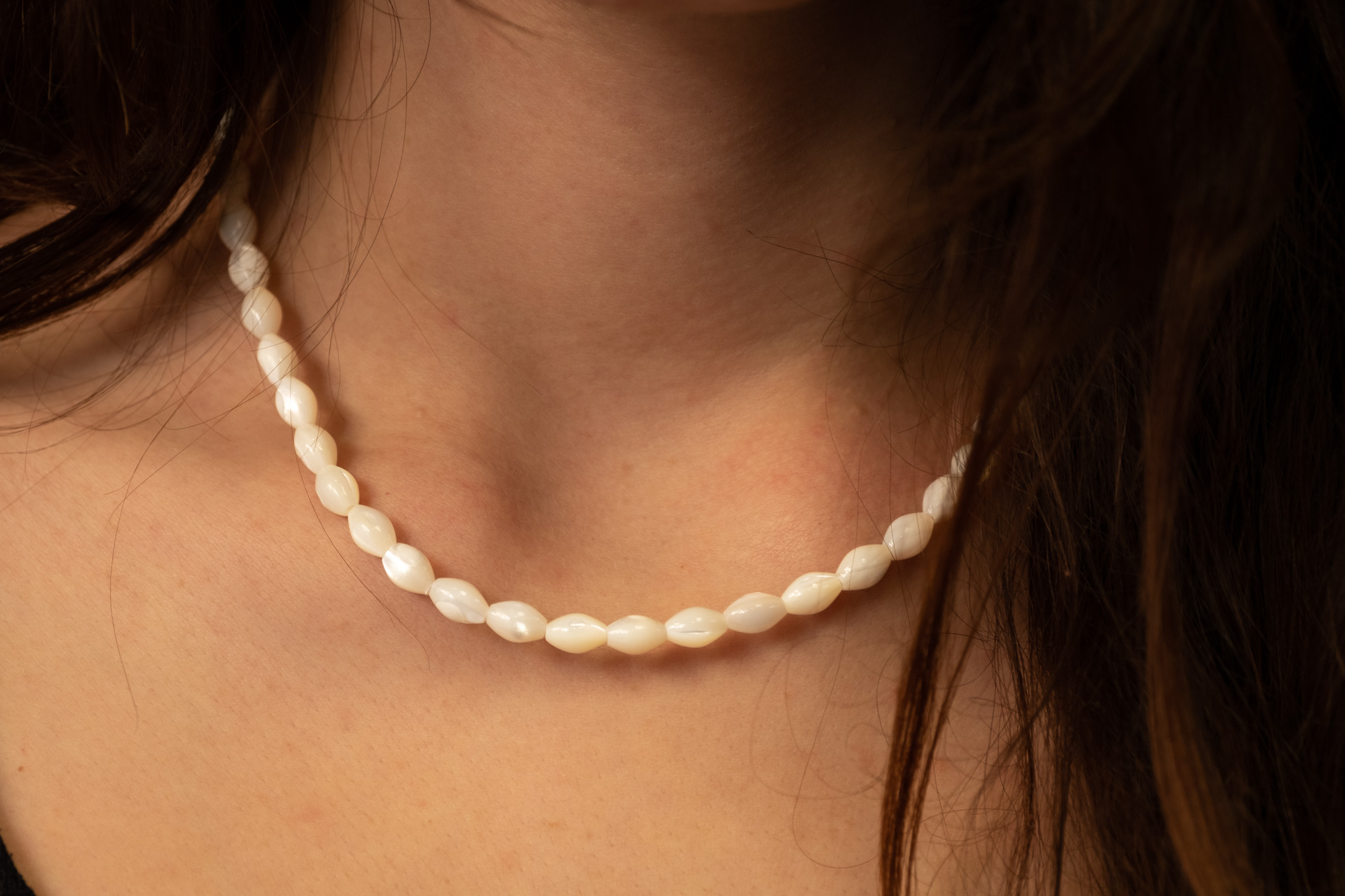 collier en perles de nacre