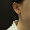 boucles d'oreille corail véritable 6 mm claires