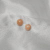 boucles d'oreille corail véritable 8mm